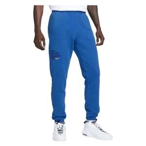 Nike Mens Sportswear Club Fleece French Terry Jogger Royal Blue Medium